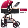 r 3 in 1 High-Landscape bidirectional walking Baby buggy Pram